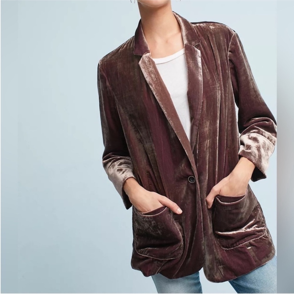 Cartonnier Velvet oversized blazer
